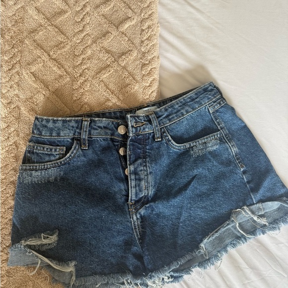 Forever 21 Light Blue Denim Shorts - Picture 1 of 3